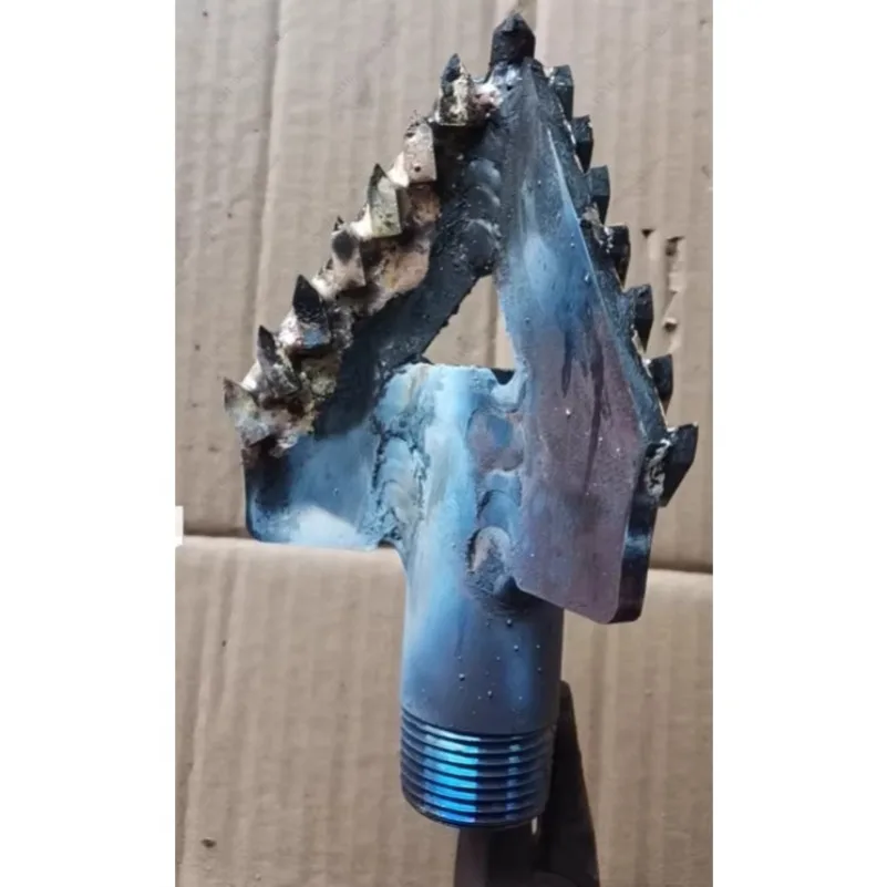1PC Water Well Drilling Super Hard Alloy Drill Bit/Electric Drilling Rig/3 Wing Rock Drill Bit,One Inch Drill Pipe