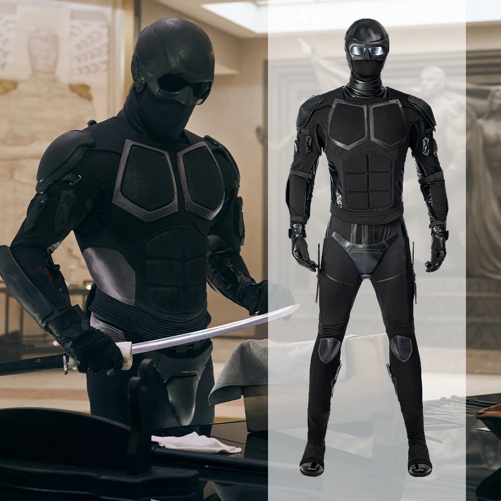 

Black Noir Cosplay Costume Full Set Bodysuit Custom Sizes Halloween Christmas Comic Con