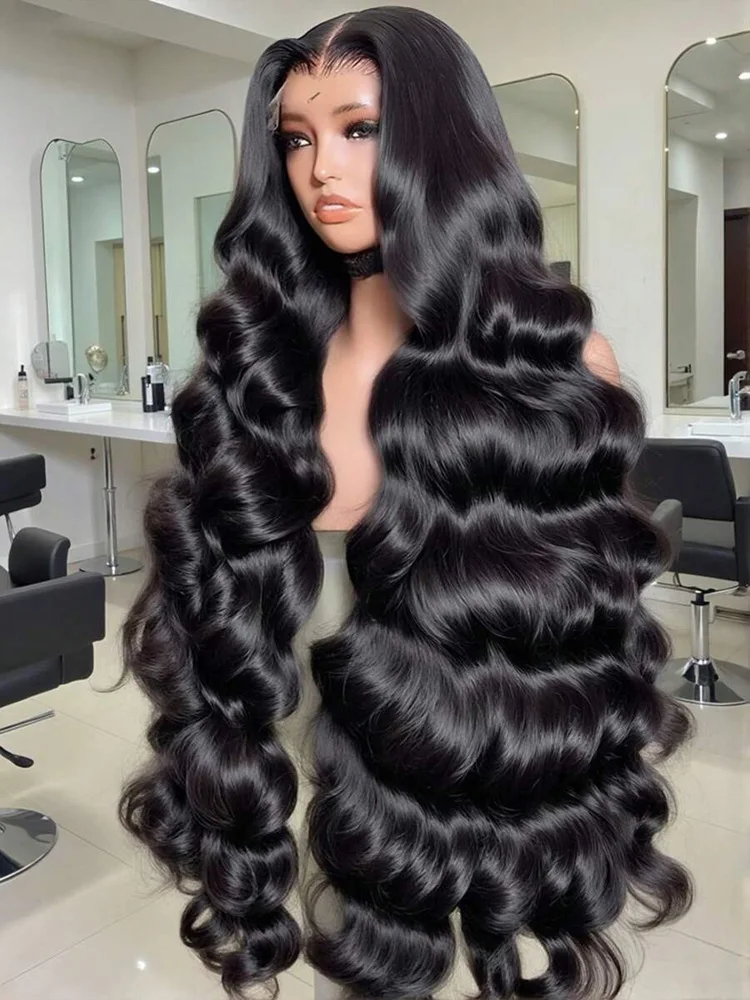 250% Плотность Парик фронта шнурка Человеческие волосы Объемная волна Прозрачные бразильские парики из натуральных волос 13x4 Парики фронта шнурка Человеческие волосы