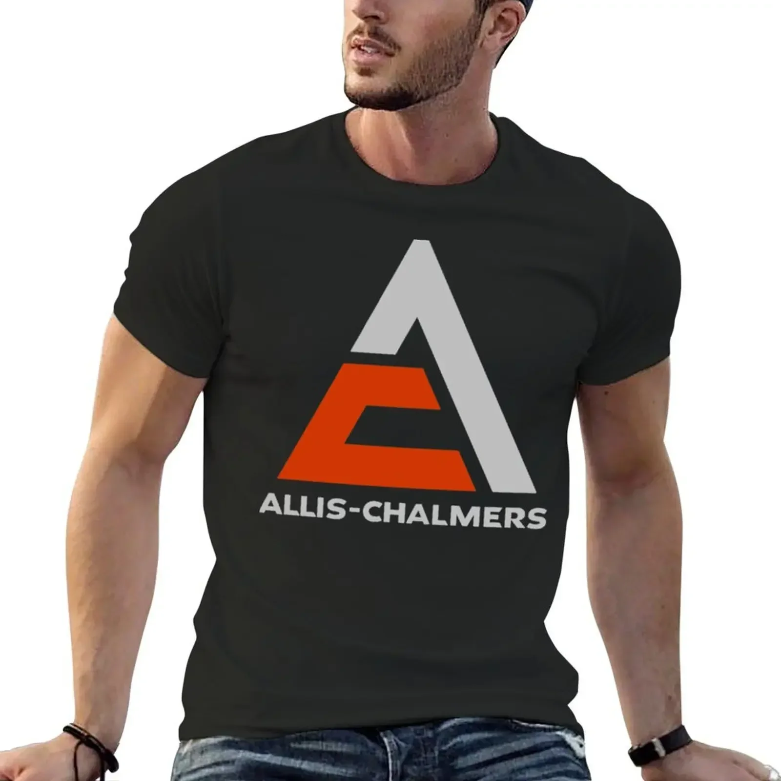 

TRACTORS-ALLIS-CHALMERS LOGO Classic T-Shirt street wear blue archive men t shirt