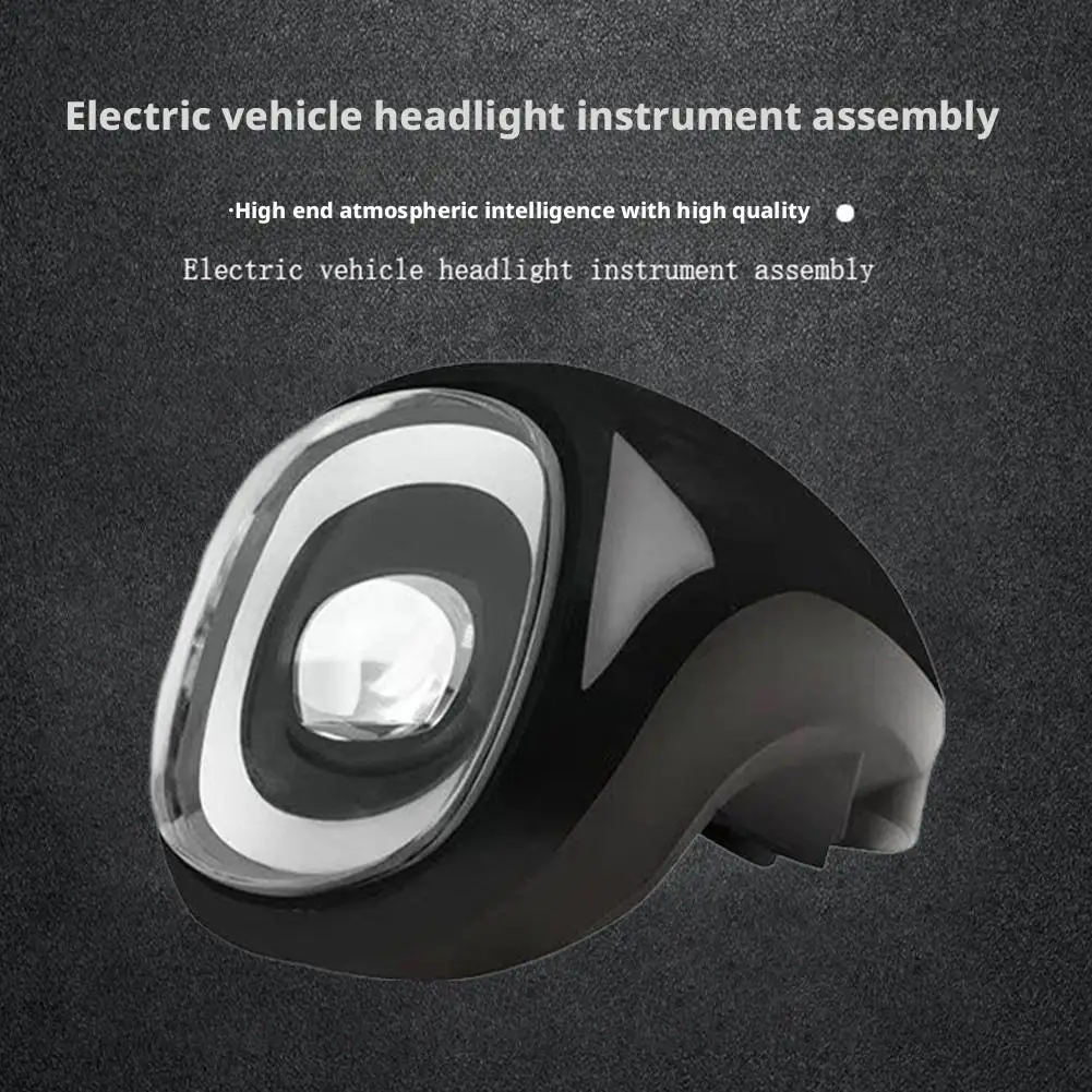 

Electric Vehicle Instrument Headlight - 48V-60V Integrated LED Accessory Light Display Horn/Power Running E-Bikes Daytime J5S5