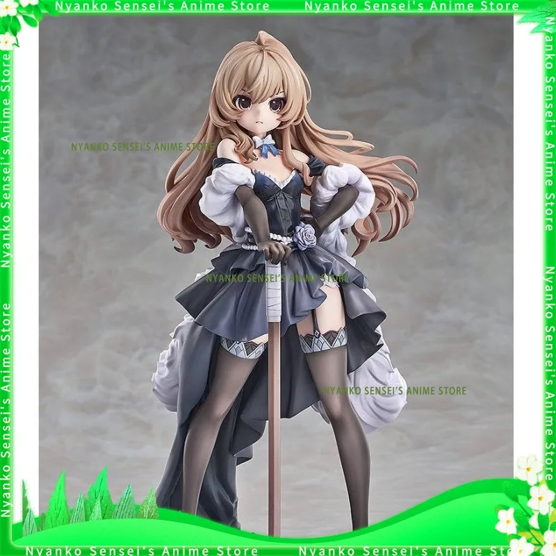 

In Stock LBox Toradora! Taiga Aisaka Dress Ver. 1/7 Scale 23cm Figure Anime Model Desktop Collectibles Toys Doll Desktop Trendy
