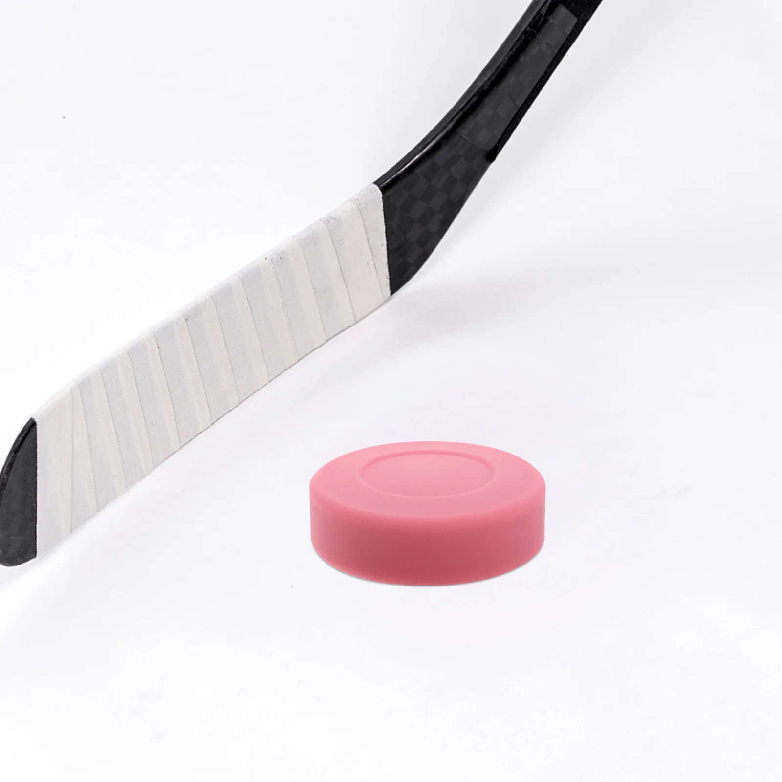 2Pcs Ice Hockey Pucks Competition and Skill Development Lightweight Portable Puck Set for Floor Table