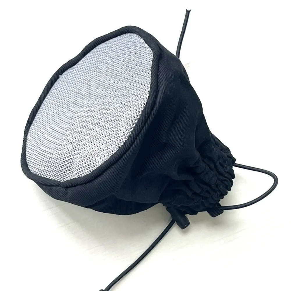 Soft Hair Dryer Diffuser Cover Cloth Universal Hair Dryer Diffuser Storage Bag Foldable with Elastic Band Diffuser Sleeve