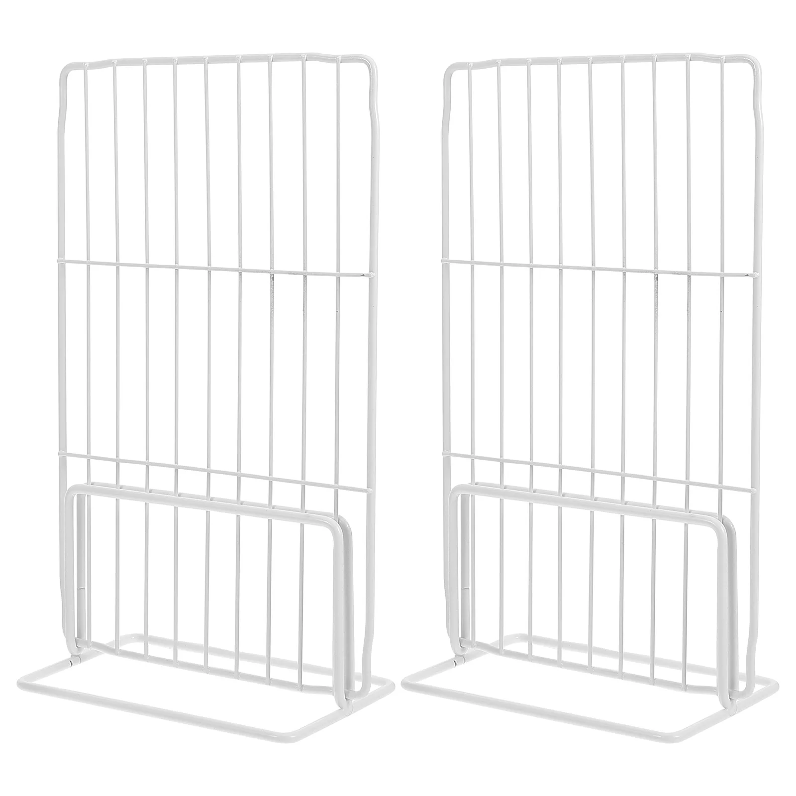 2 Pcs Refrigerator Partition Freezer Supply Container Fridge Shelf Divider Iron Dividers Separator