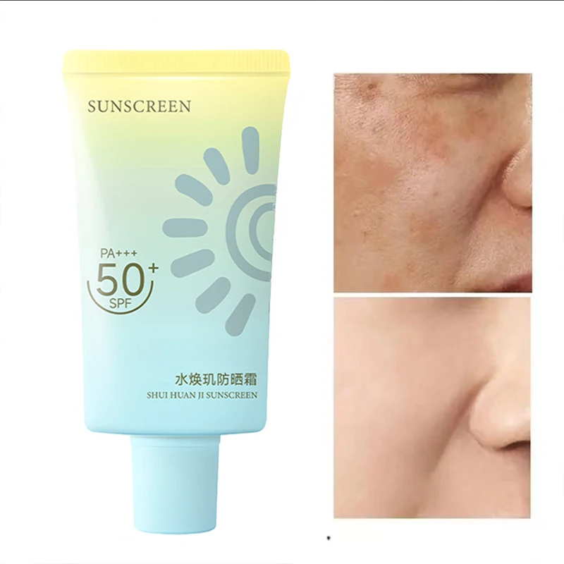 Shuihuanji Whitening Cream Zonnebrandcrème Beschermer Gezichtslichaam Solar Sun Blocker Spf50 Isolatielotion Crème Bleken Vochtinbrengende Crème