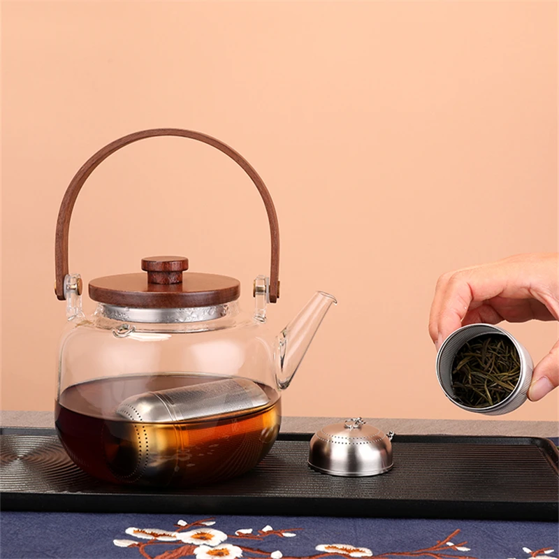 Teesieb Edelstahl Tee-Ei Teeblätter Gewürz Gewürz Ball Sieb Teekanne Feinmaschiges Kaffeefilter Teegeschirr – Detail 11