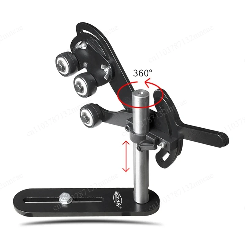 Boutique Three-wheel Center with Tool Rest Wood Rotat Center Frame Woodworking Lathe Wood Rotation Anti-vibration Bracket ZXJ-03