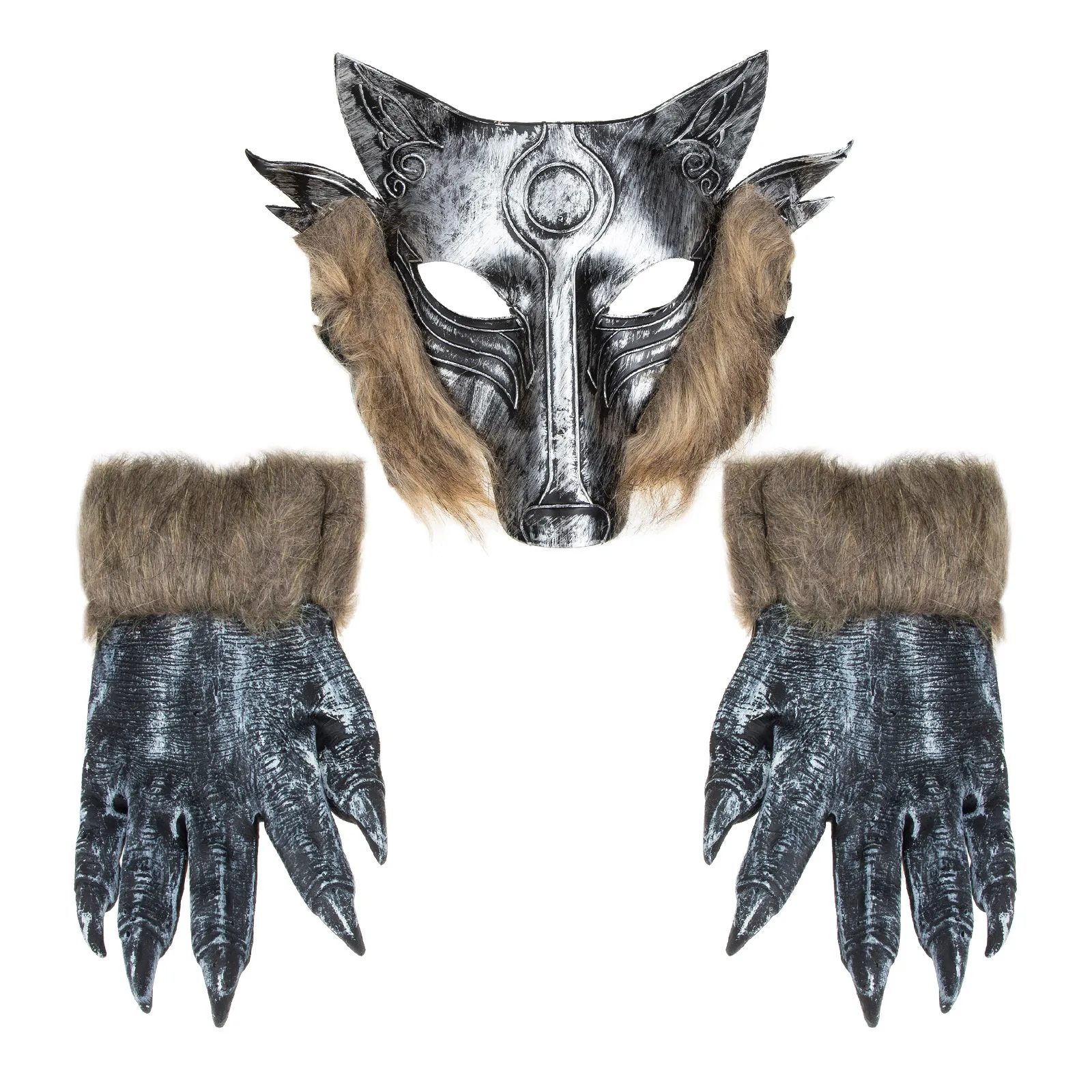 

Halloween Animal Costume Wolf Mask Head Cover Cosplay Accessory Accessories Man
