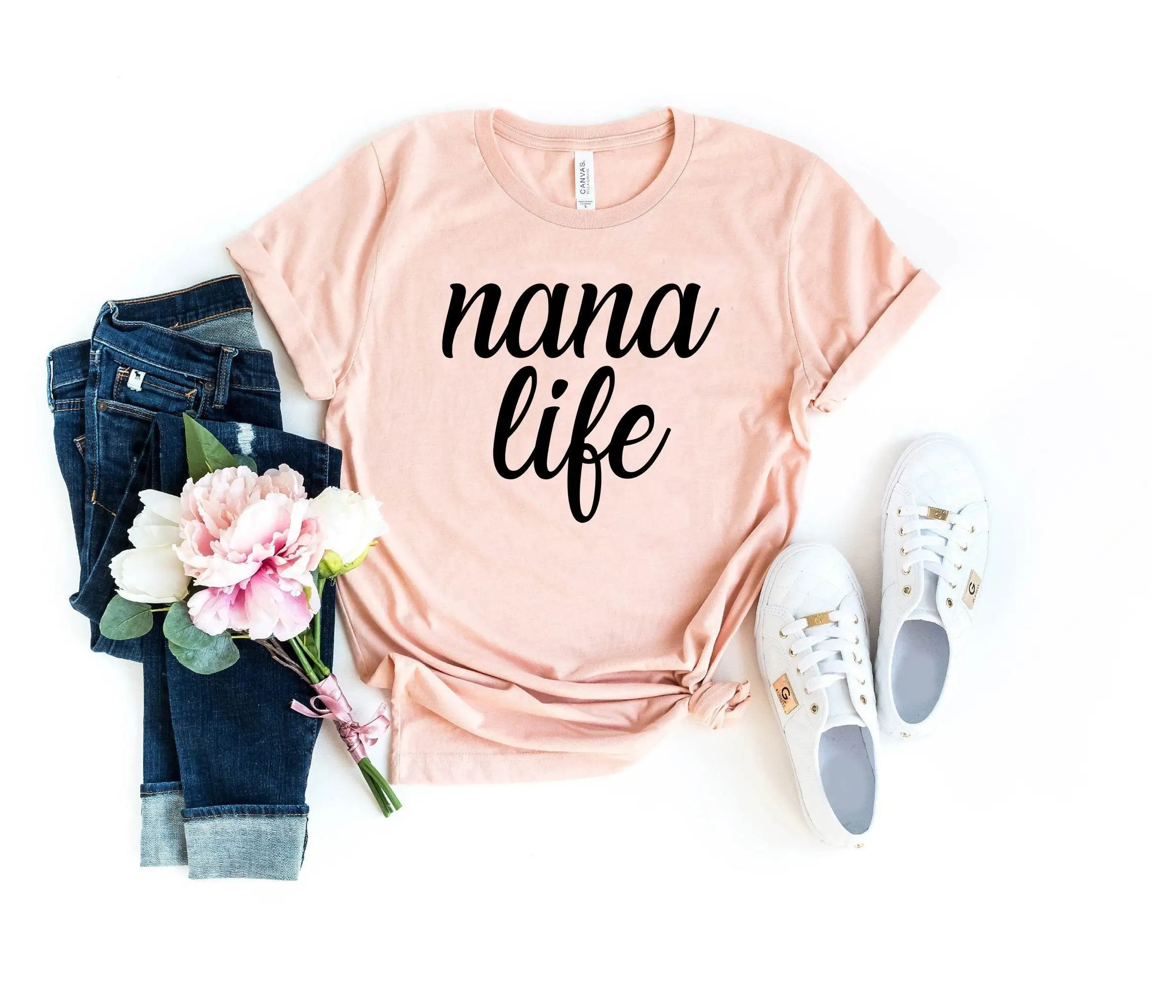 Nana life shirt shirts gifts gigi gift grandmother popular call me gg