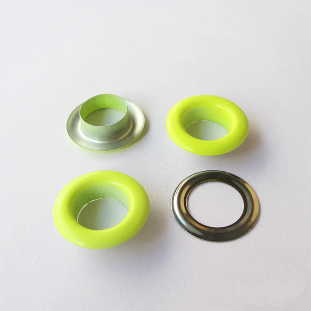 

200Pcs Colorful Metal Grommet Eyelets Kit Durable Eyelet Button Set for DIY Crafts Clothes Bags Accessories Metal Grommet