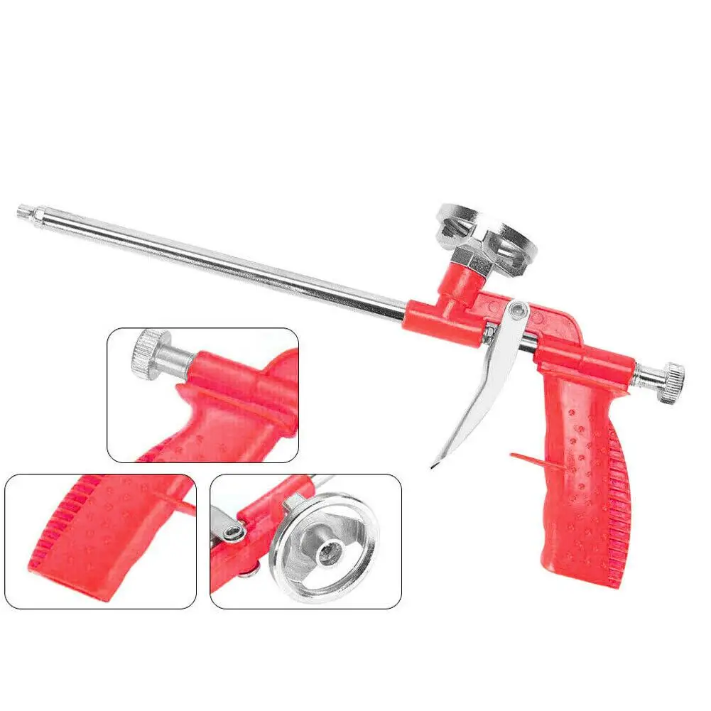 Foam Expanding Spray Gun 70MPa Foam Gun Alloy Plastic Polyurethane Foam Sealant Manual Tool For House Renovation