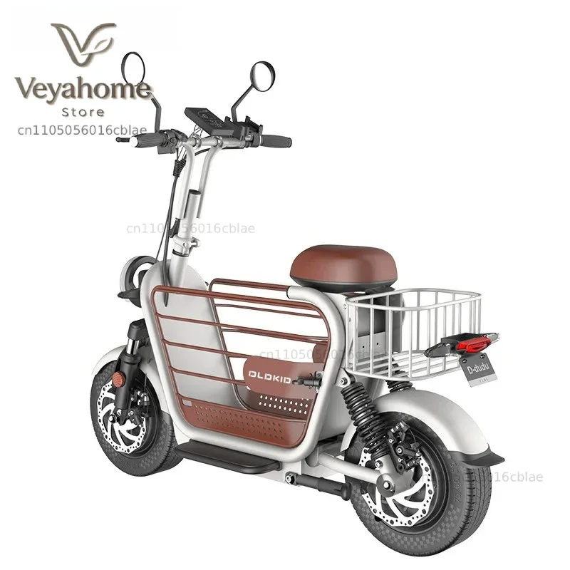 2026New models 48V400W 14inch electric bike electric bicycles for adults folding electric bicycle carrying pets