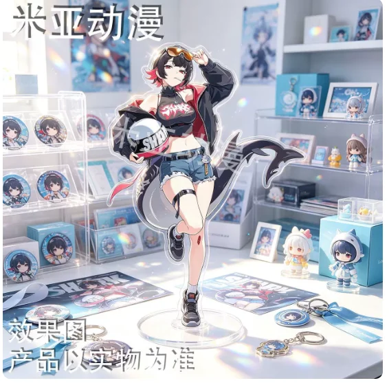 Japanese Anime Zenless Zone Zero Ellen Joe Acrylic Stand Figure Model Plate Cosplay Collection Desktop Decor Gifts MM