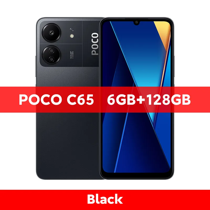 World Premiere】Global Version POCO C65 128GB/256GB NFC 50MP Main