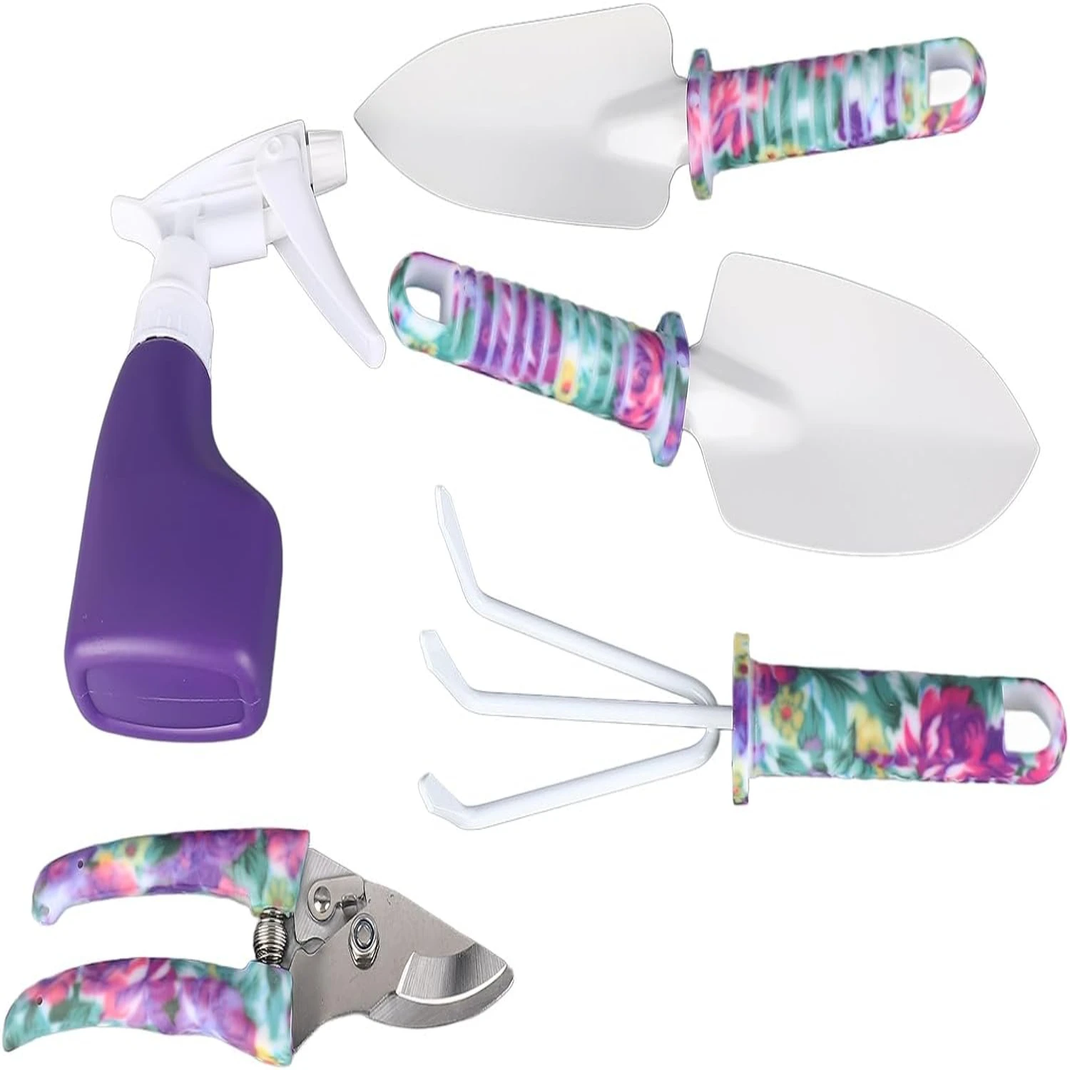 

Convenient, reliable, durable, and heavy-duty 5-Piece Portable Garden Tool Set - Ideal for challenging gardening tasks - Include