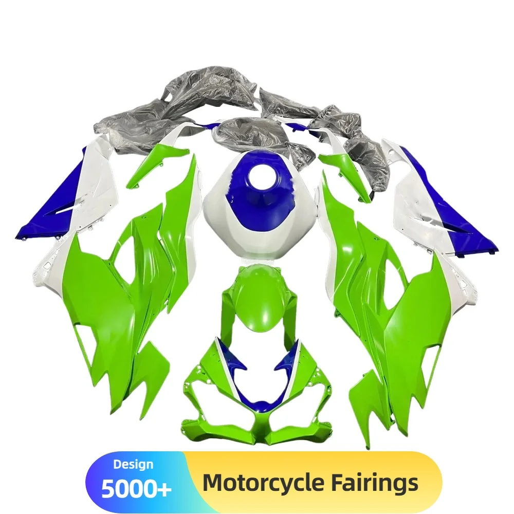 مجموعة القلنسوة هدية لـ KAWASAKI ZX6R 2019-2023 - ABS عالي الكثافة - مقاس 100% - خيارات ألوان متعددة