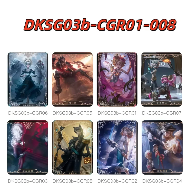 Identity V card Essence Series 3 Carving Secret Realm Art Museum Game Character Rare Collection Card Explorer Sorcerer Reporter