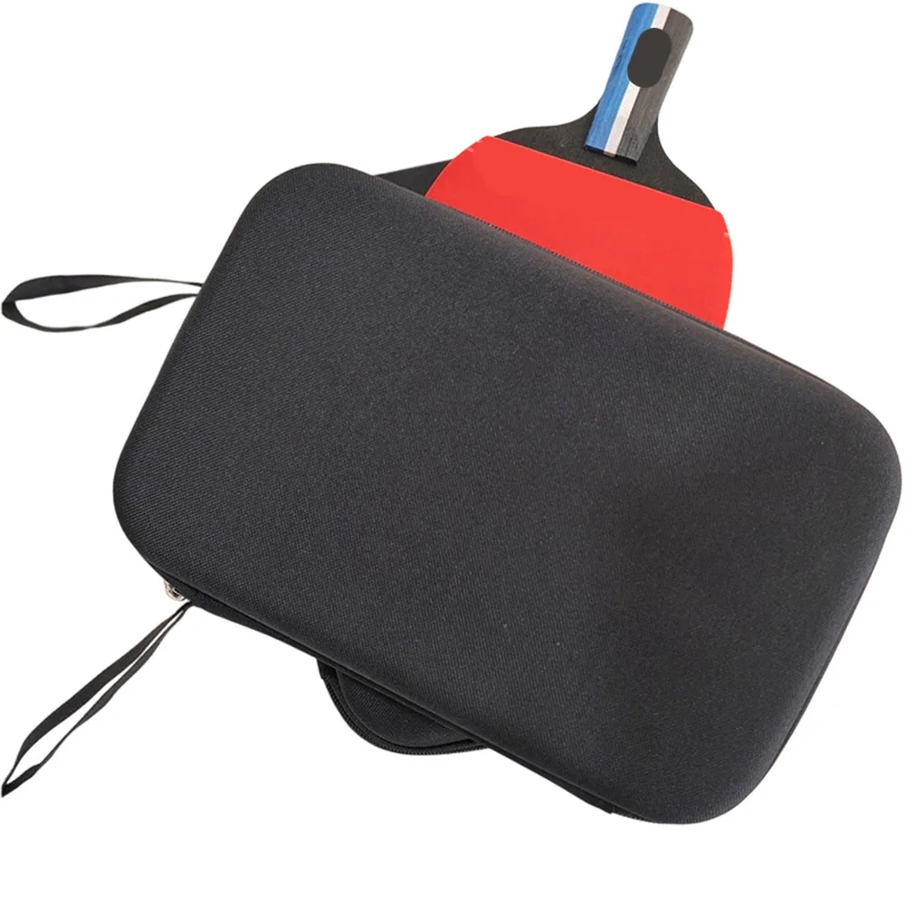 

1pc Table Tennis Racket Bag 30×20×6cm EVA Hard Shell Pressure-resistant Dustproof Storage Bag For Ping-pong Paddle Accessories
