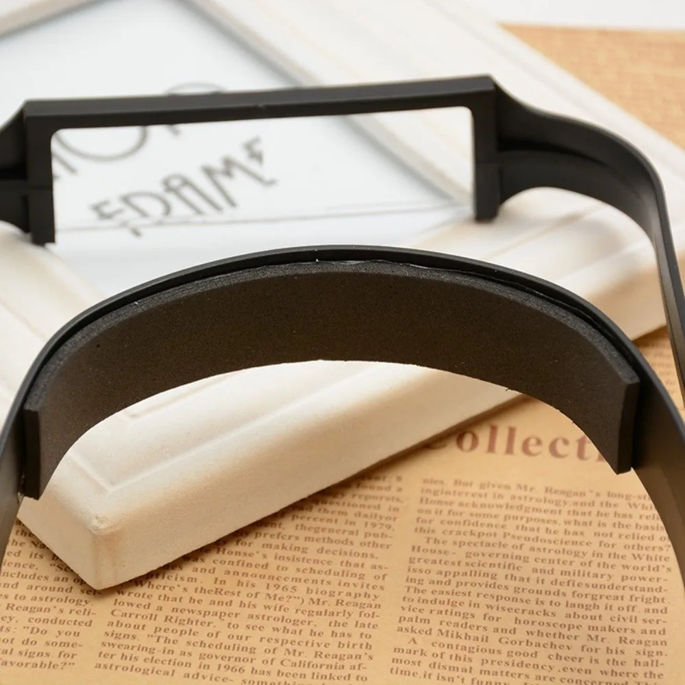 

Lightweight Headband Magnifier Interchangeable Lenses Simple Elderly Person Handsfree Magnifier Black Precision