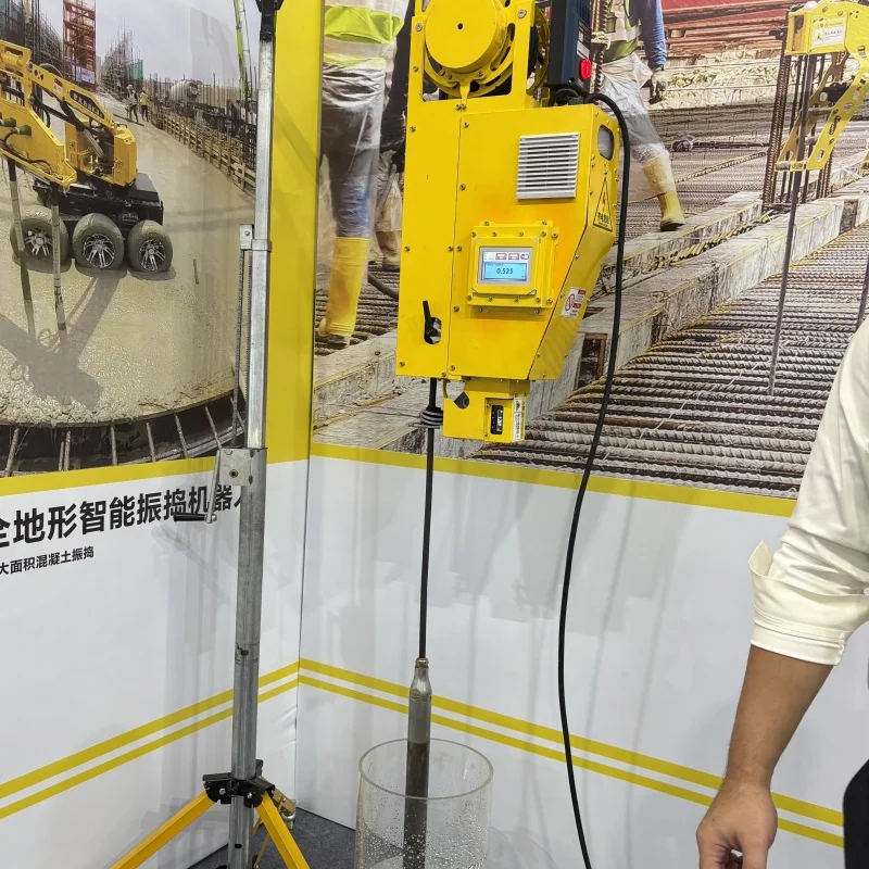 Autonomous Concrete Vibrating Machine for Tunnel Lining Applications Customizable