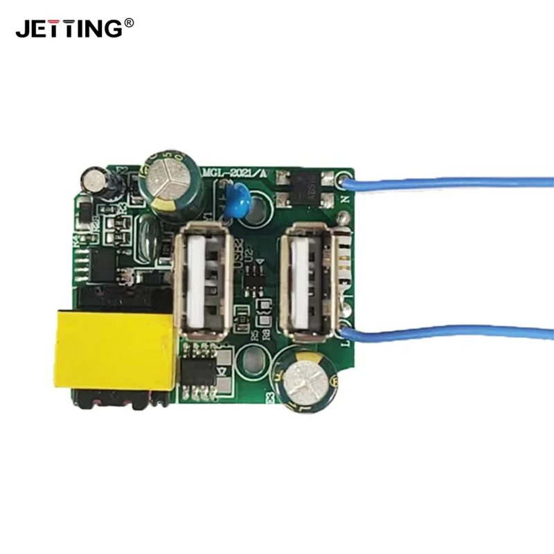 5v2.1a Dual Usb Socket Output Mobiele Telefoon Snel Opladen Board Power Adapter Module