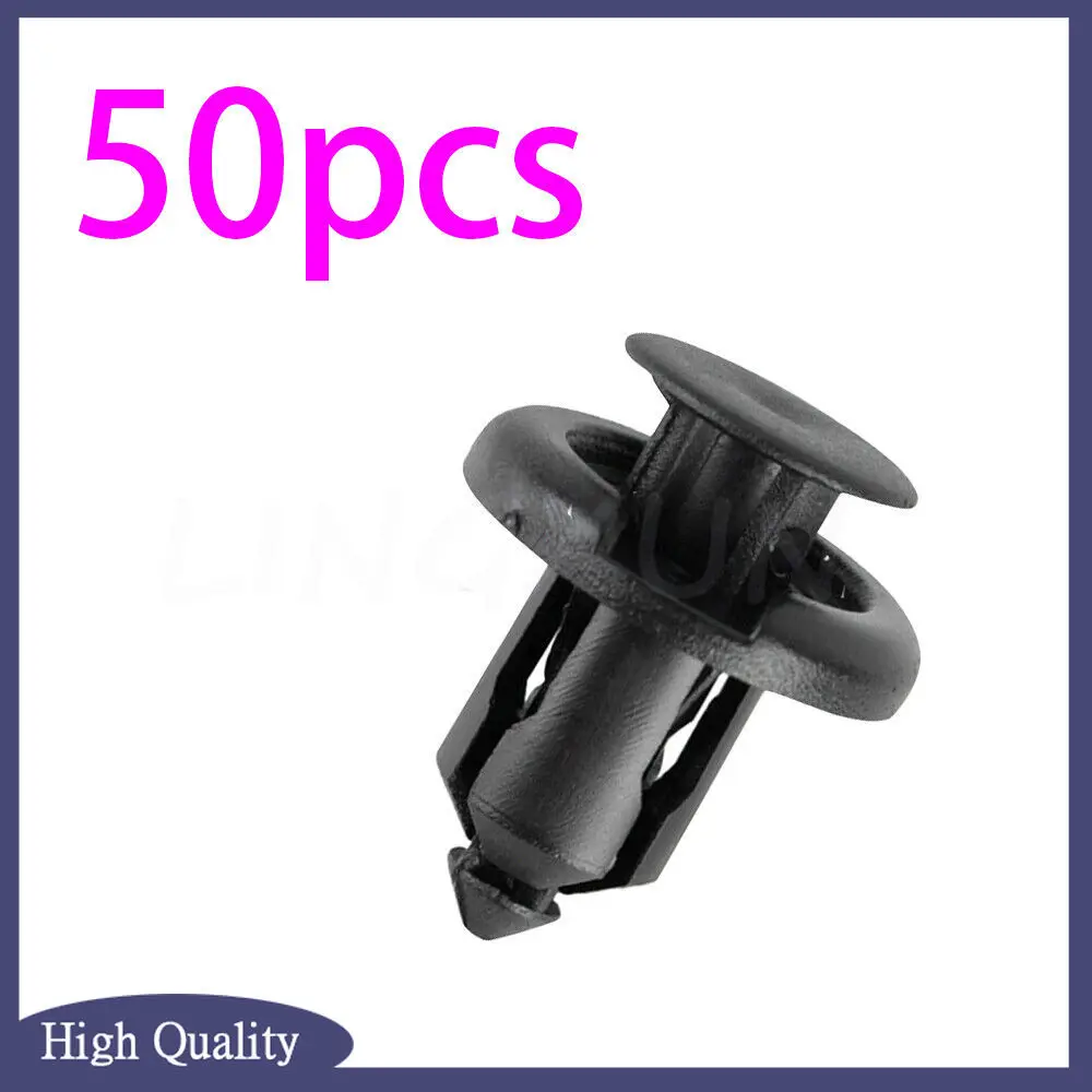 50x Bumper Clips Push-Fit Trim Clip For Honda Civic CRV Integra Accord Plastic 91503SZ3OO3 91503-SZ3-003