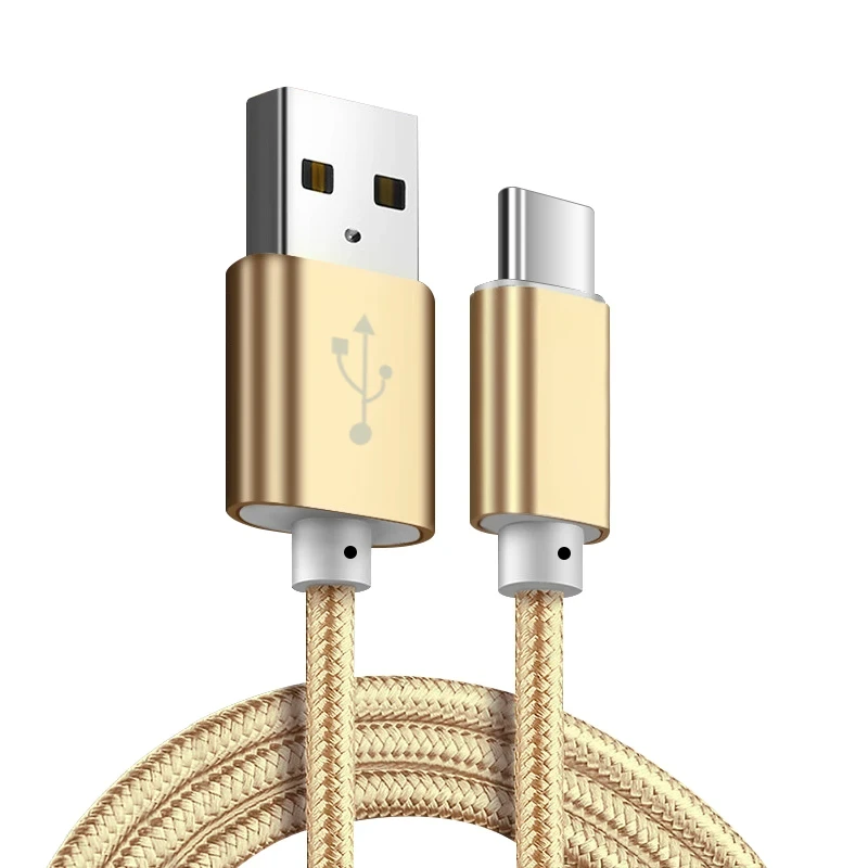 0.25M 3A Nylonowy oplot Kabel do szybkiego ładowania typu C do telefonu komórkowego Samsung Xiaomi Redmi Huawei Kabel USB typu C Ładowarka Kabel USB