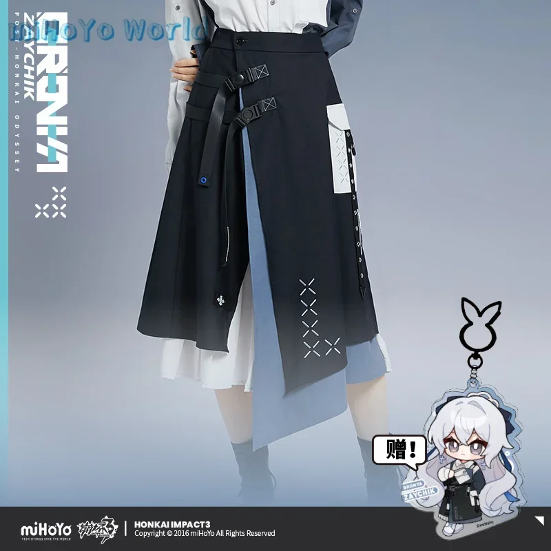 

MiHoYo Honkai Impact 3 Bronya Zaychik Doujin Kiana Kaslana POST-HONKAI ODYSSEY Collection Theme Skirt Pants Couple Bottoms Soft