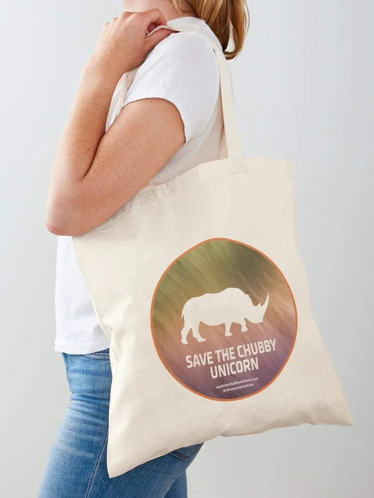 Save The Chubby Unicorn Savannah Tote Bag shopper bag women Big bag tote custom Canvas Tote