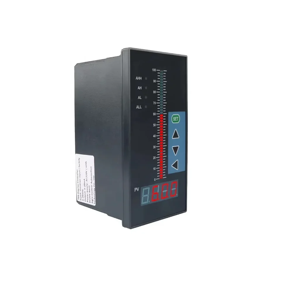 AC220V ذكي تحكم الضغط ضوء العمود عرض 4-20mA زيت الماء الصرف الصحي اللزوجة متر مستوى السائل الارسال