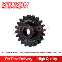 VITAVON CNC 45# HD 1.5Mod 20T Pinion Gear 8mm Bore For X-MAXX/DBXL/5B