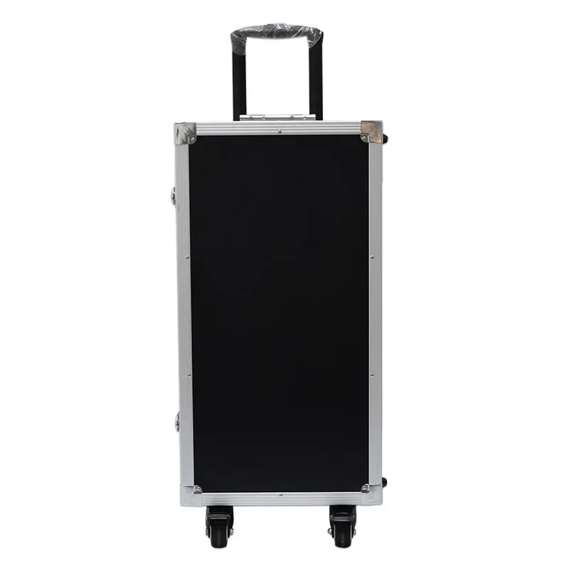 Large capacity multi-layer aluminum alloy aluminum box, double lock aluminum alloy