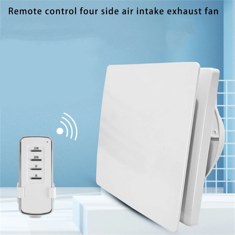 Bathroom Exhaust Fan 100mm with Humidity & Timer Quiet Operate Powerful 12W Ventilation Fan Simple Installs for Kitchen