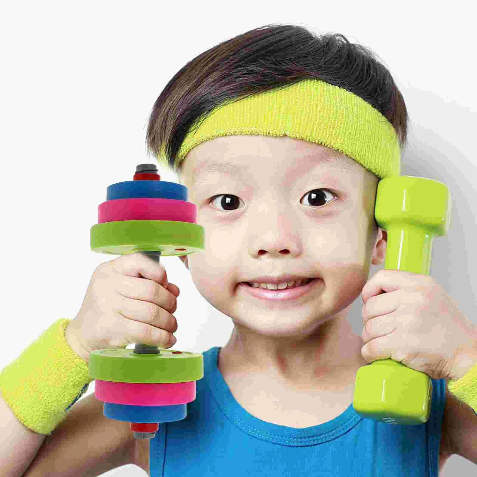 Dumbbel Children Exercise Dumbells Kids Dumbbell Toy Fitness Prop Training Props