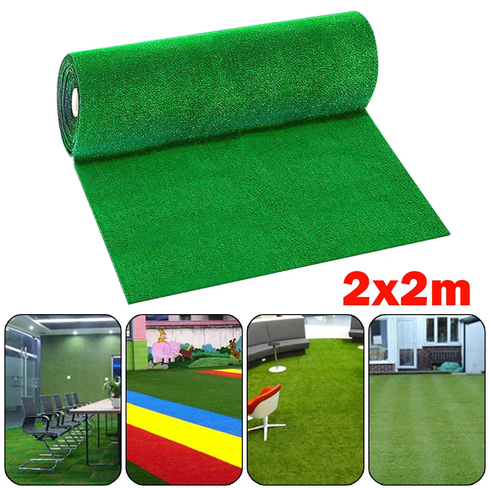 Artificial Grass Carpet High Quality Green Fake Synthetic Garden Landscape Lawn Mat Turf Environmental-friendly Garden Decoratio