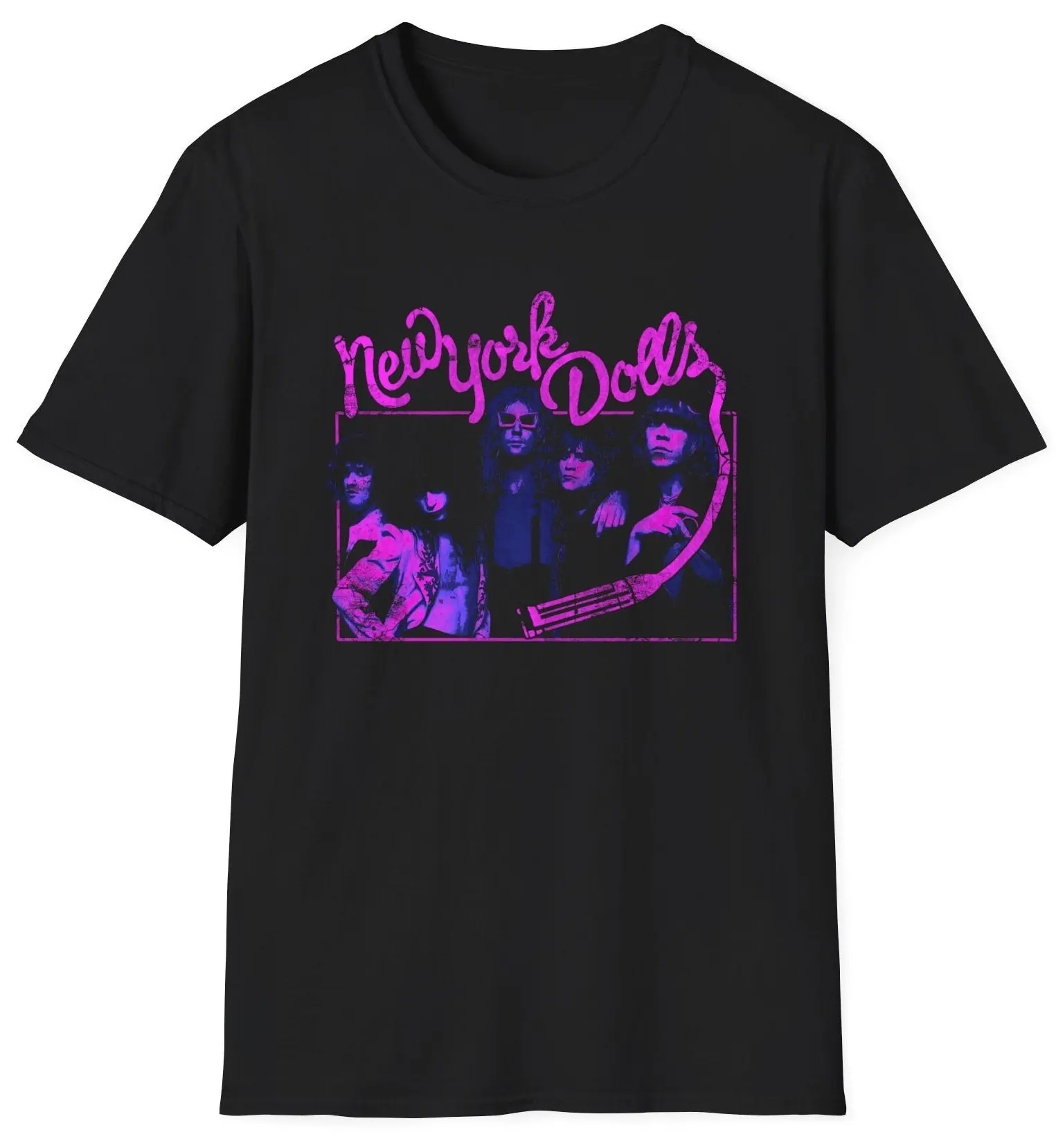 Vintage Style New York Dolls Softstyle T Shirt