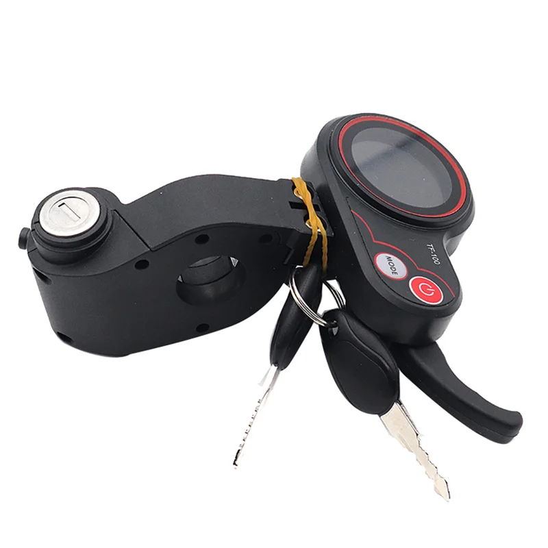 

TF-100 ЖК-дисплей, измеритель дроссельной заслонки, 6-контактный переключатель с электрическим ключом для дверного замка для электрического скутера KUGOO M4, хит продаж