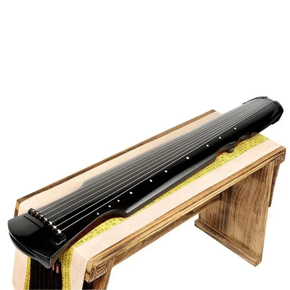 7 String Handmade Guqin Chinese Zither Beginner Stringed Instrument with Accessories view 3
