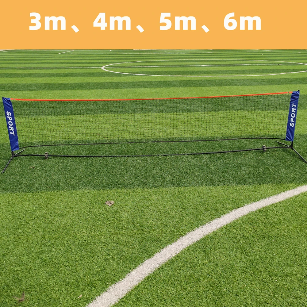 3.1/4.1/5.1/6.1m Standard Badminton Net Portable Tennis Volleyball Net Outdoor Sports Training Net Professional Sports Accessory