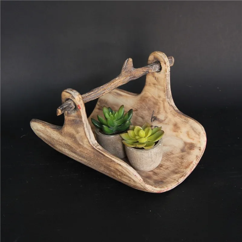 Solid Wood Storage Tray Creative Aesthetic Wooden Berries Tray Interior Desk Decoration Luxury Decorative Trays Home Organizer
