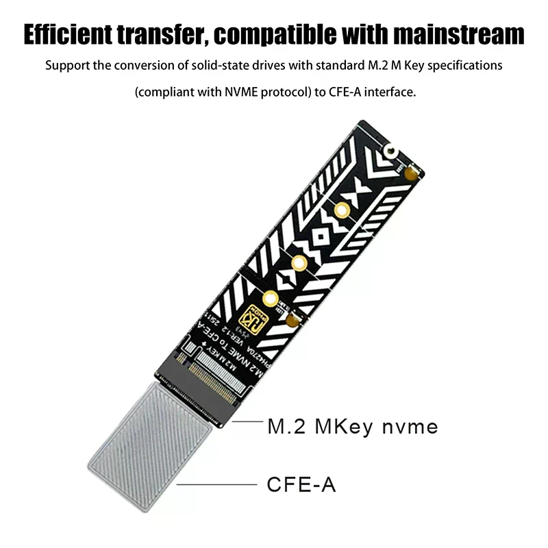 M.2 M Key To CFexpress A Expansion Card Riser M2 To CFE A Memory Card Adapter Converter Supports 2230 2242 2260 2280 M2 NVME SSD