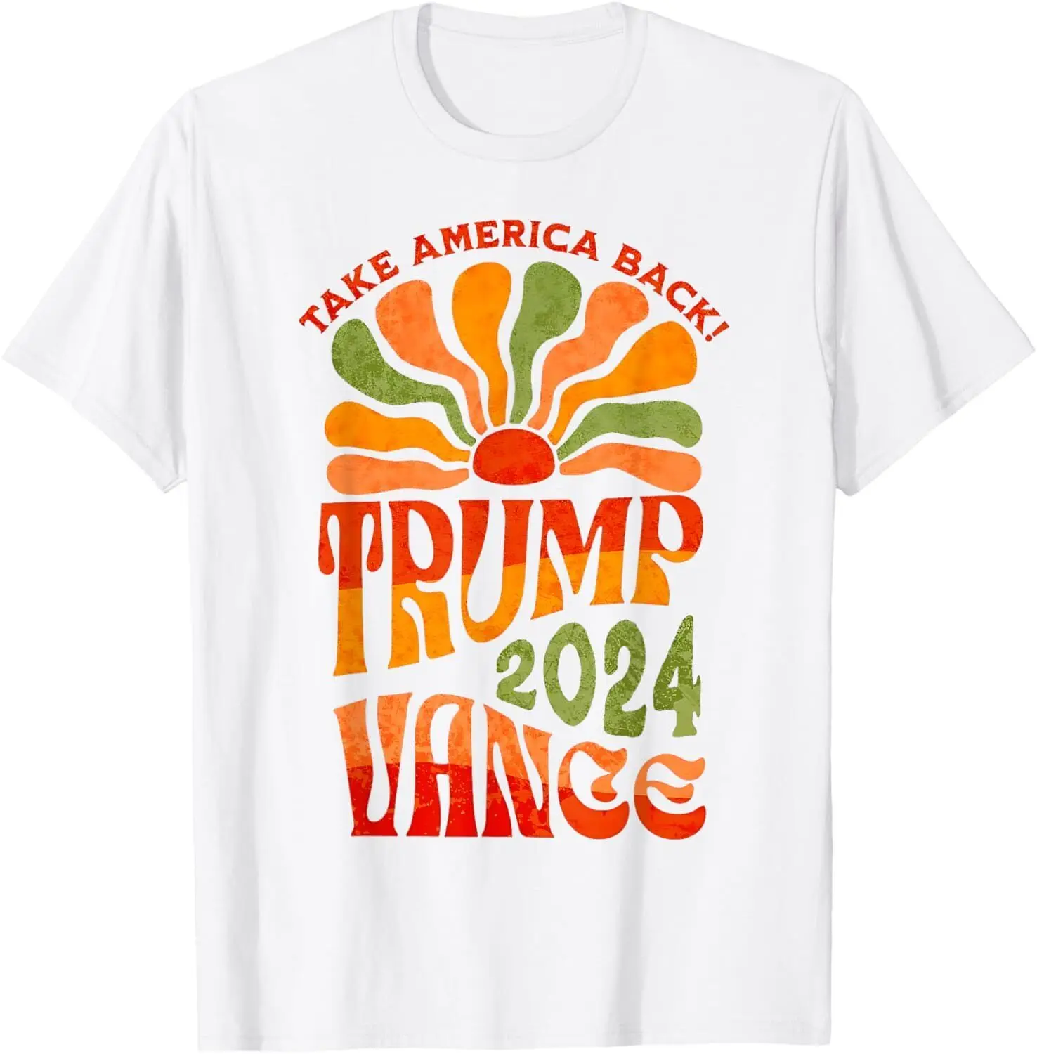 Take America Back Trump Vance 24 Retro T-Shirt