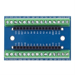 Nano v3.0 3.0 controlador terminal adaptador placa de expansão nano io escudo placa extensão simples para arduino avr atmega328p