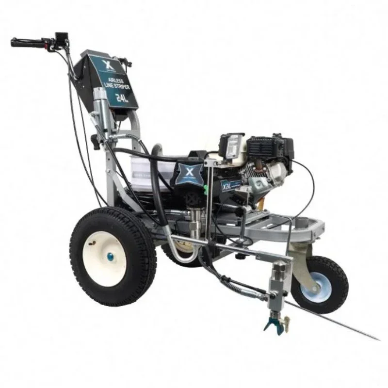 Hand pushed road marking machine, onboard road marking machine, road marking spraying machine