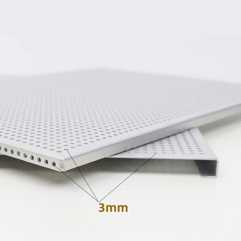 

Y1UD Set Of 2 Multipurpose Baking Tray Nonstick Oven Sheet for Puff Pastry Perforated Mille Feuille Rectangular Pastry Molds