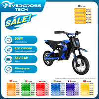 EVERCROSS TECH children's electric Motorbike EV12M-motor 300W, Max speed 25 km/h, autonomy 15 km, 12-inch tires