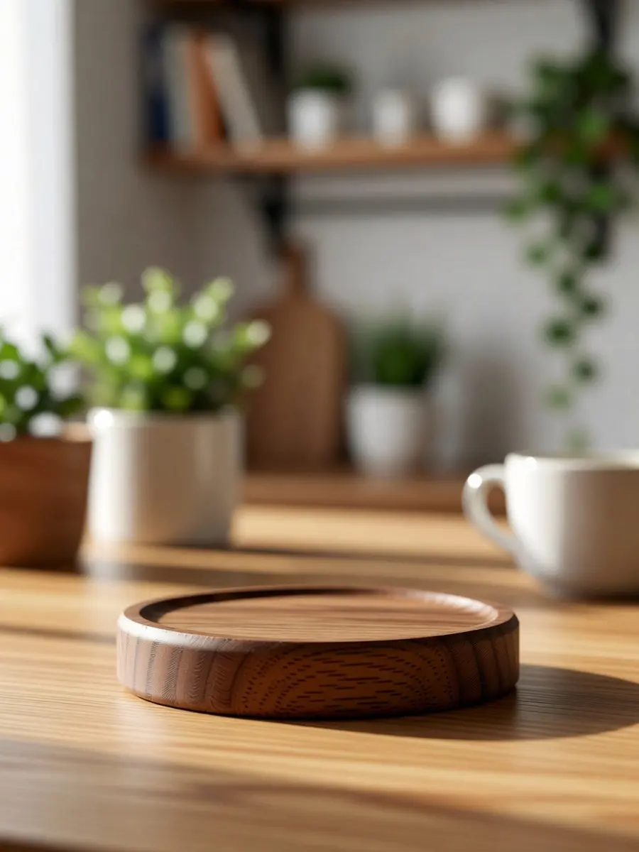 2Pcs Premium Wooden Jar Lids with Leak Proof Silicone Gasket Compatible with Wide Mouth Regular Jars Food Storage Bottles