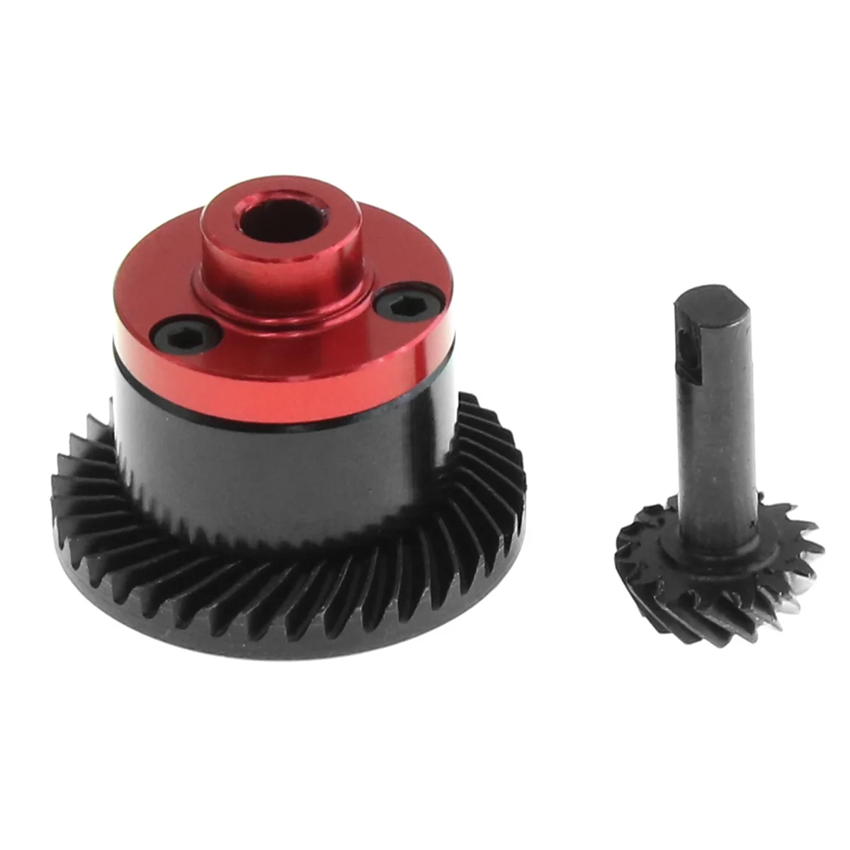 Baa-caixa diff de metal engrenagem diff 39t engrenagem de entrada 15t para traxxas 1/16 e-revo rally summit slash rc peças de atualização de carro