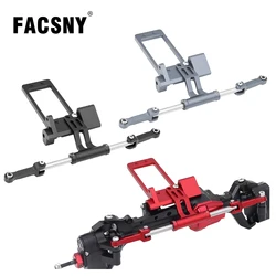CNC BAT Servo Mount With Simulation Hydraulic Steering Kit for 1/10 RC Crawler SCX10 III AR45F Portal Axle LCG Chassis